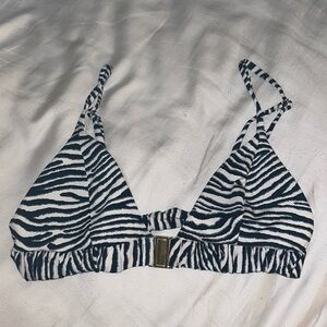 zebra navy bikini